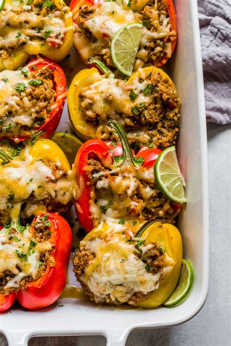 Southwest Beef And Quinoa Stuffed Peppers Platings Pairings