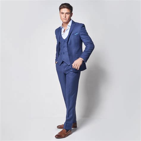 Navy Blue Suit Italian Suits 3 Piece Suit London