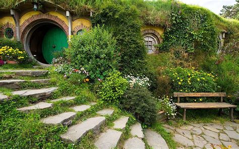 New Zealand Matamata Hobbiton Park Nature Stairway 1440x900 Hd