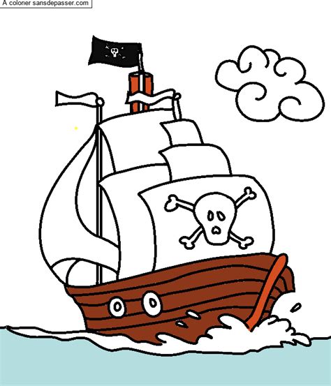 Dessiner Un Bateau De Pirate Skolka Skubin