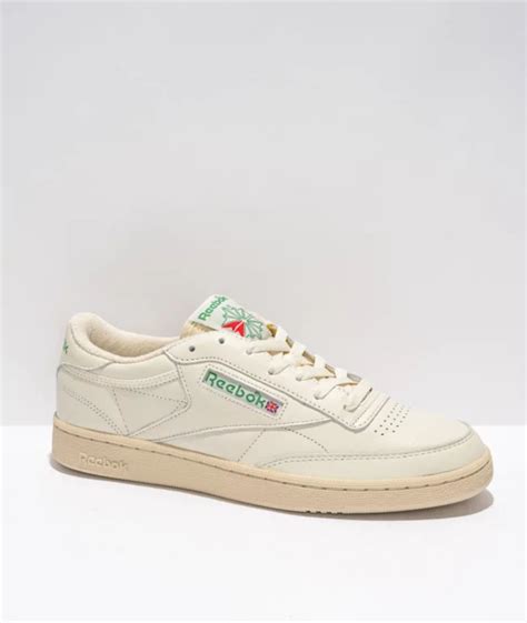Reebok Club C 85 Vintage White And Green Shoes