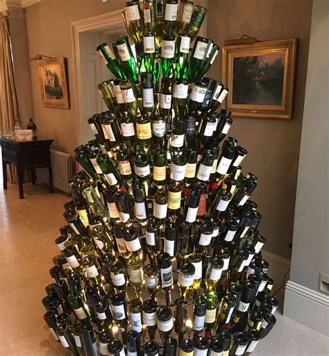 Winerys Magical Wine Bottle Christmas Tree Is The Ultimate Christmas