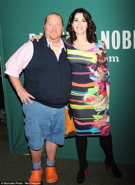 nigella lawson stands out in multicoloured skintight dress as she launches new book in the us