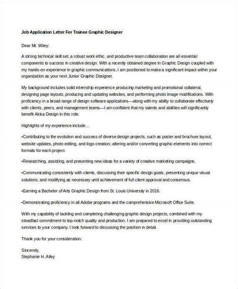 Professional graphic designer cover letter sample. 5+ Job Application Letters For Graphic Designer - Free Sample, Example Format Download | Free ...