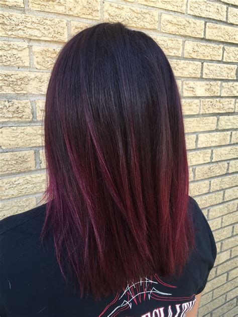 Black hair with highlights is when a lighter color is added to strands of the darkest hair color shade. 30 Maroon Hair Color Ideas For Sultry Reddish Brown Styles