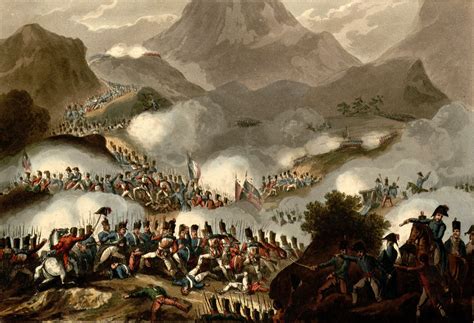 Soldiers At The Battle Of The Pyrenees During The Napoleonic Wars Image