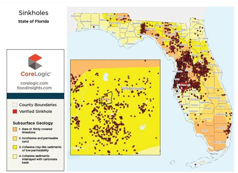 Florida Geological Survey Sinkhole Map Maps For You