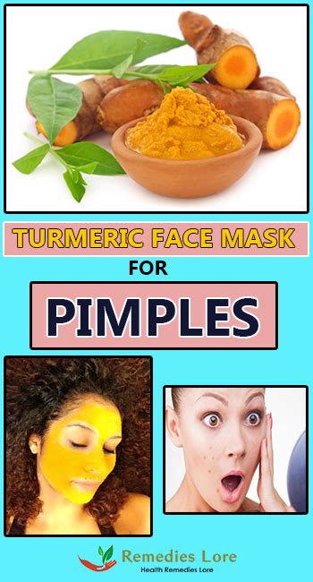10 Diy Methods For Pimples Using Turmeric Face Mask Remedies Lore