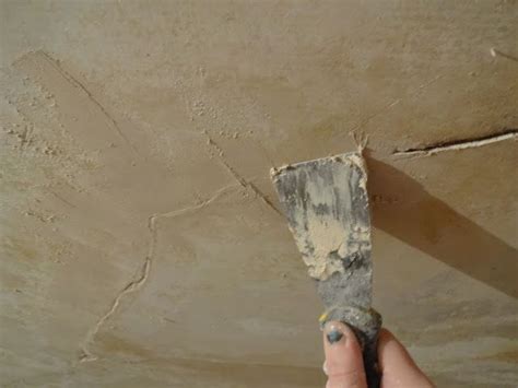 Small cracks often appear in plaster walls and ceilings, usually these are nothing to worry about but it is always worth knowing the signs which may. Repairing Cracks in a Lath and Plaster Ceiling - Kezzabeth ...