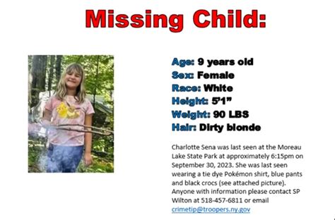 Charlotte Sena Missing Update A Community In Search