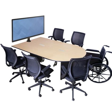 Interest will be charged to your account from the purchase date if the promotional plan balance is not paid in full within the promotional period. AmpliVox Sound Systems 80" L Collaboration Huddle Training Table with Cable Management | Wayfair