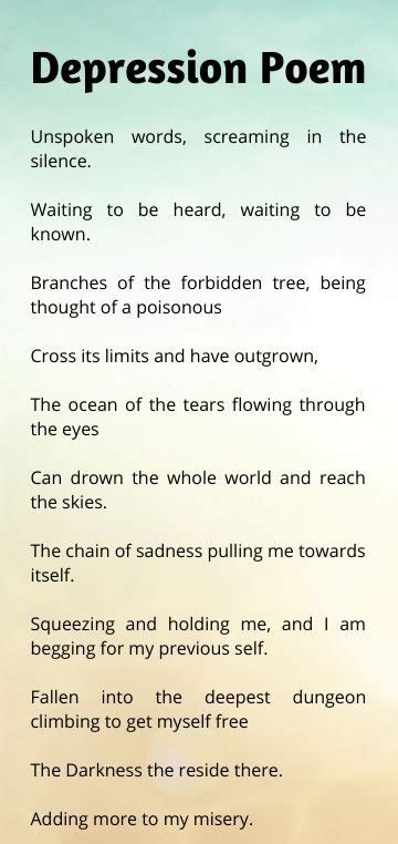Depression Poem By Brandi Johnson