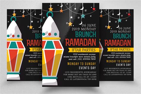 Ramadan Mubarak Flyer Graphic By Leza Sam · Creative Fabrica