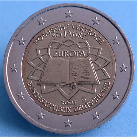 Deutschland 2 Euro 2007 Römische Verträge D Starshop Coins