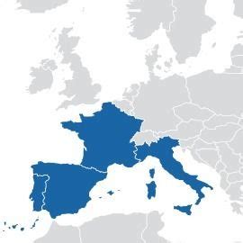 La que termine líder del grupo f se podría enfrentar contra españa en cuartos de final. mapa en sd españa portugal francia italia garmin igo local ...