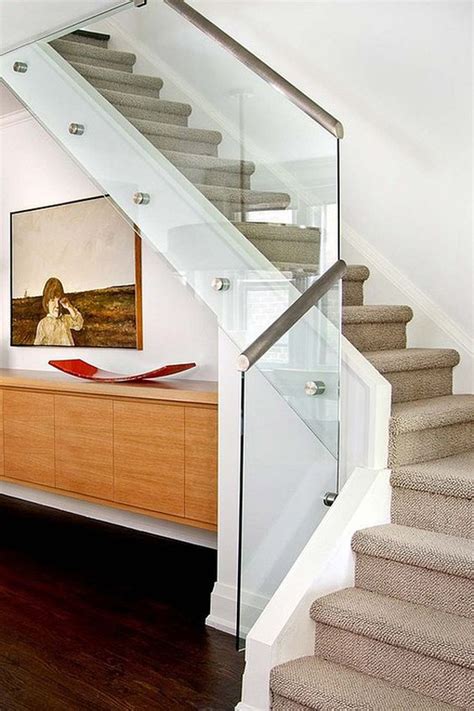 20 Modern Glass Stair Railing Ideas Homemydesign 48384 Hot Sex Picture
