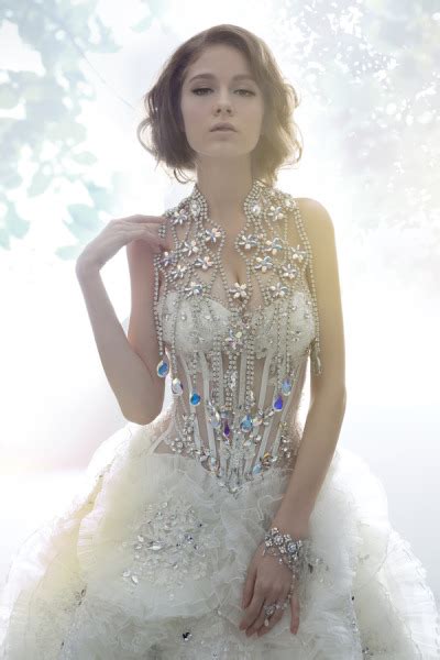 Luxurious Crystal Wedding Dresses On Behance Tumbex