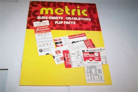 Vintage Catalog 636 1977 Metric Slide Charts Calculators Catalog