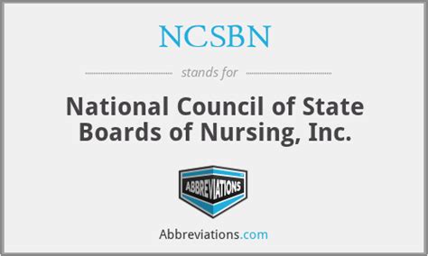 Ncsbn National Council Of State Boards Of Nursing Inc