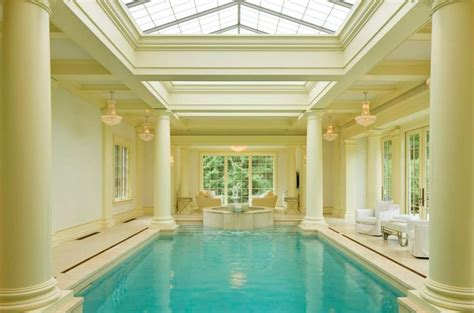 Classical Italianate Villa In Minnesota Pool House Interiors Pool