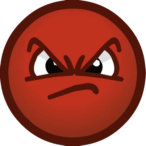 Annoyed Face Angry Symbol Sample Emotion Mad Face Symbols Png Clipartix