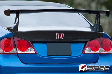 Available in standard width 1430mm or 1480mm wide body width and 5 optional wing heights. Civic Fd Mugen Wing - Undersalsa