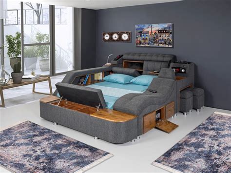 Reus Luxury Smart Bed With Built In Tv Mechanism Ultimate Smart Bed