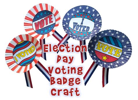 Election Day Craft For Kids Make Voting Badges Woo Jr Kids Activities
