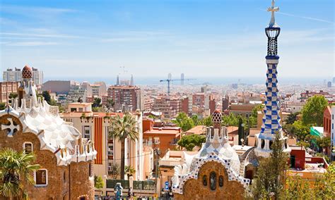 Barcelona skyline, Spain - Yoga Weeks