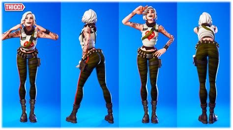 Fortnite Leaked Tess Skin Showcased With Favourite Dances And Emotes 😍