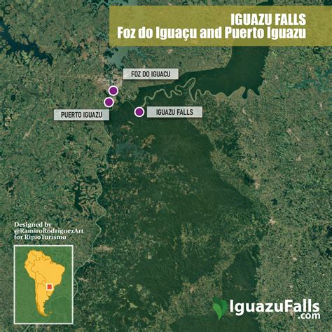 Where Is Iguazu Falls Cities And Airports