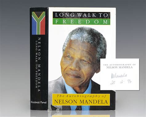 Long Walk To Freedom The Autobiography Of Nelson Mandela By Mandela Nelson 1994 Signed By
