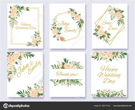 Wedding invitation and photo frame. Wedding invitation floral card. Flowers frames, rose flower frame and florals invitations cards ...