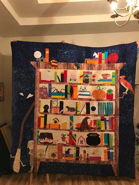 The books have been made into eight films by warner bros. Harry Potter Bookcase--Finally Finished : quilting