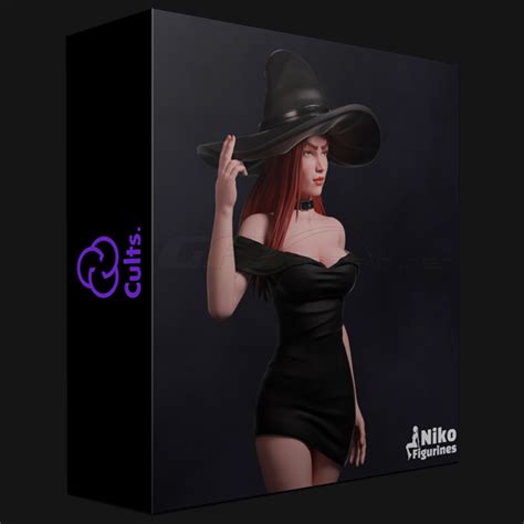 Cults3d Witch 3d Print Model Gfxdomain Blog