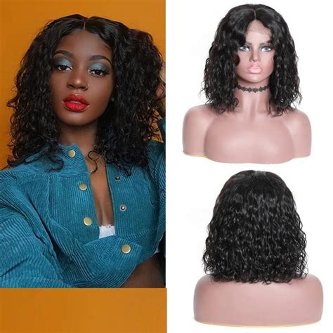 Beautyforever Water Wave Natural Hairline Bob 13x4 Human Hair Lace