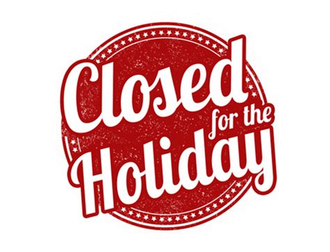 Closed For Holidays Newlife Plastics