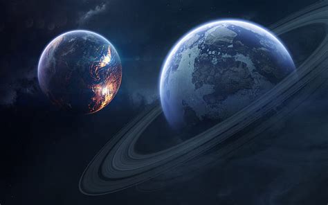 Hd Wallpaper Saturn 4k Planet Rings Of Saturn Wallpaper Flare