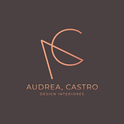 Logotipo Audrea Castro Design Interiores Logotipo De Arquiteto