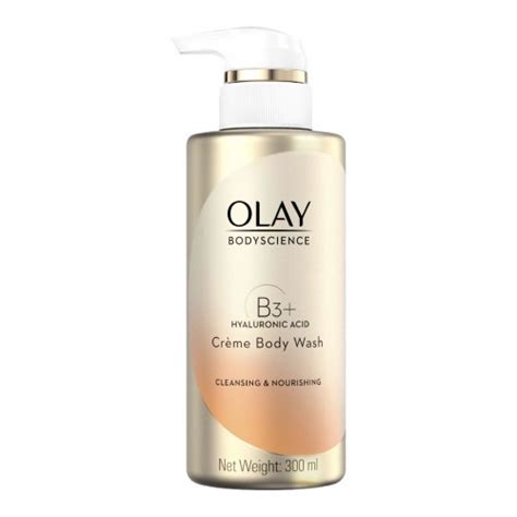 Olay Bodyscience Body Wash Cleansing And Nourishing B3 Hyaluronic Acid