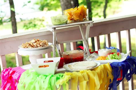 Taco Bar Party Ideas Southern Couture