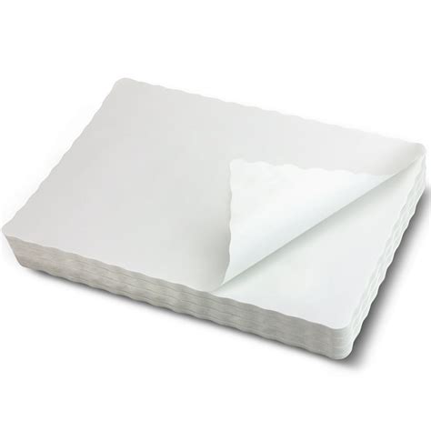 1000 Pack Disposable Paper Placemat 14 X 10 Inch Plain White