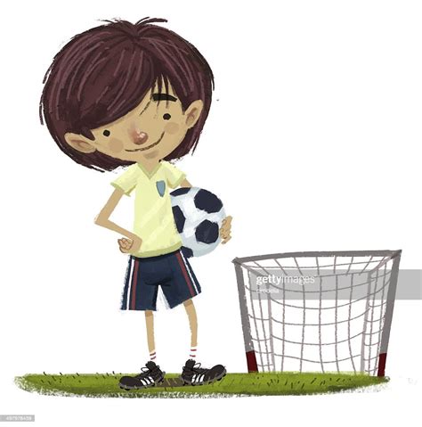 Child Playing Football High Res Vector Graphic Getty Images