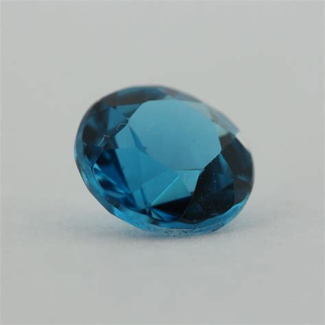 Loose Round Cut Genuine Natural Blue Zircon Gemstone Semi Precious