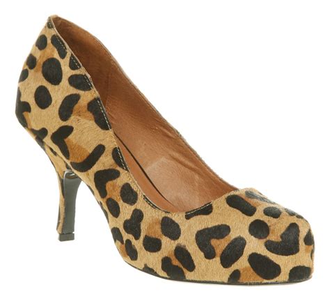 Womens Office Dorothys Friend Leopard Print Heels Shoes Ebay