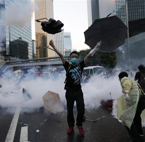 Hongkong Peking fürchtet eine Regenschirm Revolution WELT
