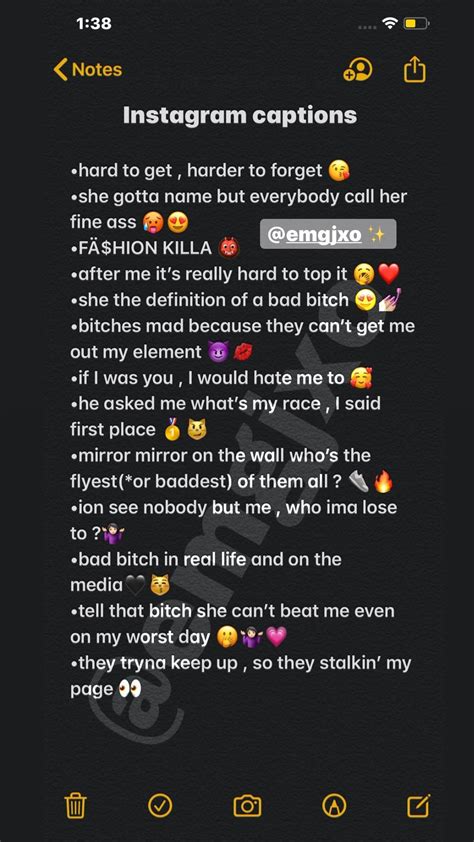 Baddie Caption Ideas