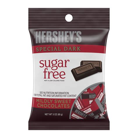 Check spelling or type a new query. Hershey's, Sugar-Free Special Dark Mildly Sweet Chocolate ...