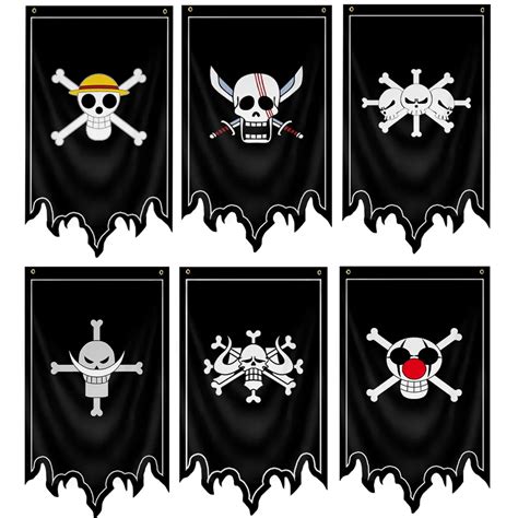 Anime One Piece Flag Cosplay Luffy Zoro Shanks Ace Marshall Polyester