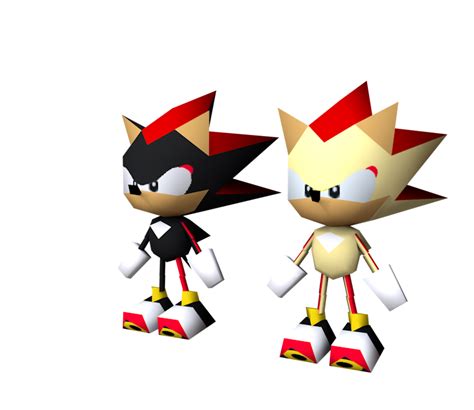 Custom Edited Sonic The Hedgehog Customs Shadow Sonic R The
